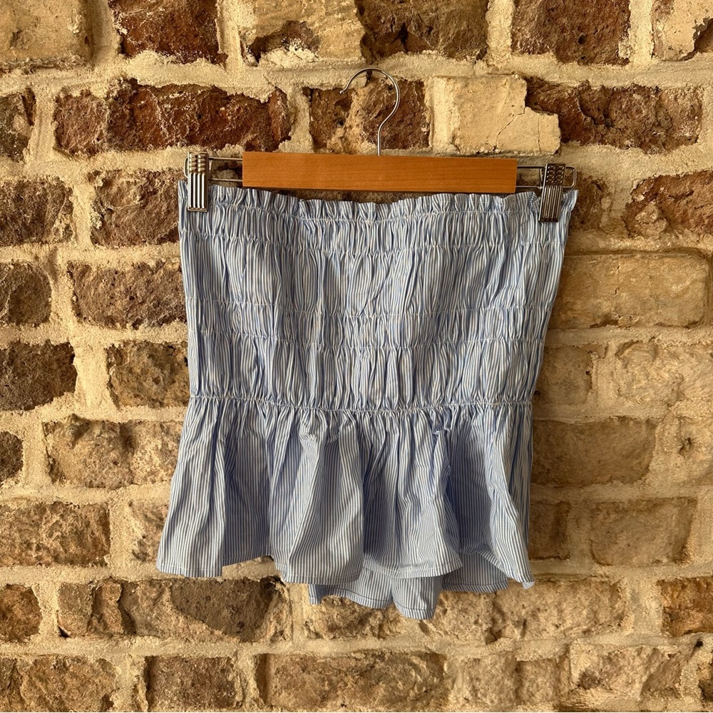 Blue Striped Women's Top
